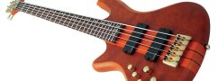 SCHECTER Stiletto Studio 5, Rosewood Fingerboard - Honey Satin - Left Handed
