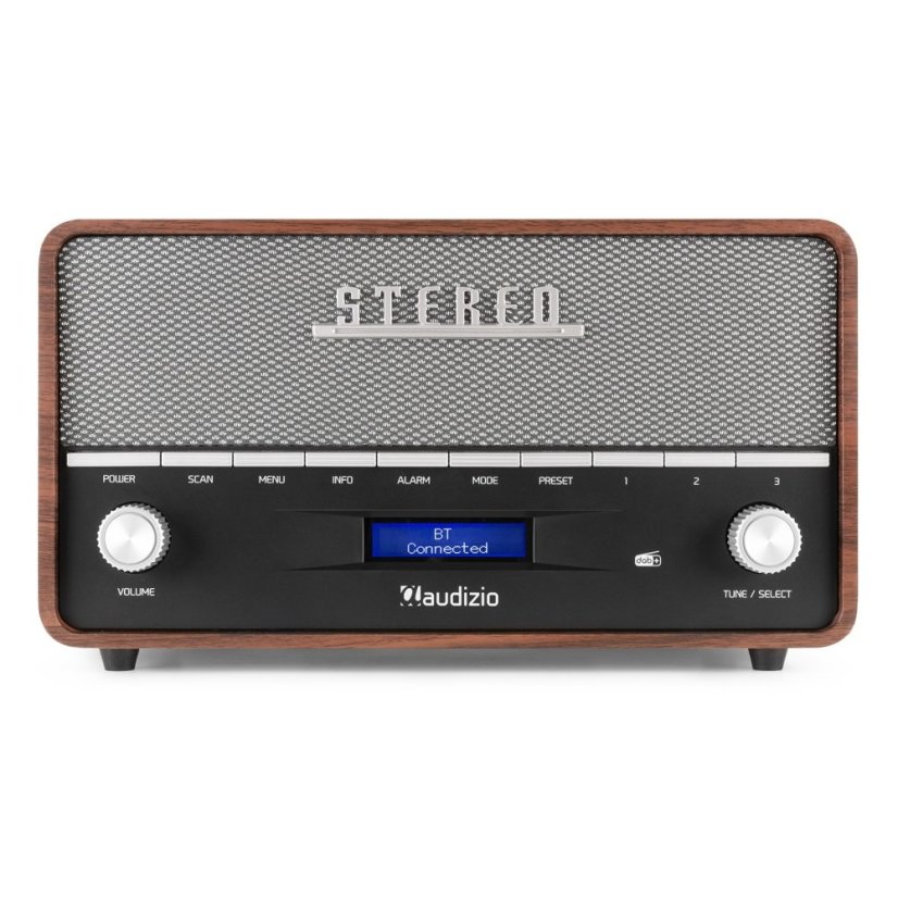 Audizio Corno Retro DAB+ Radio Šedá barva