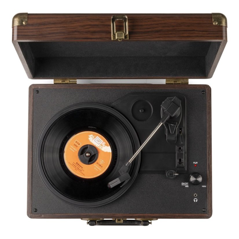 Audizio RP114W Record player briefcase wood