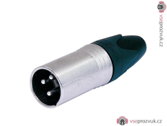 Neutrik XLR NC-3MXX, zástrčka 3-pólová