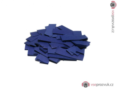 Tcm Fx pomalu padající obdélníkové konfety 55x18mm, tmavě modré, 1kg