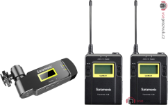 UwMic9 (TX9+TX9+RX9-XLR9) dvoukanálový klopový bezdrátový systém pro kamery