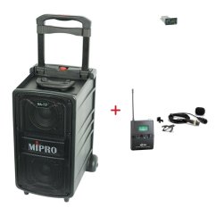 MIPRO MA-727 + MU-53L – klopová kardioidní sada, černá