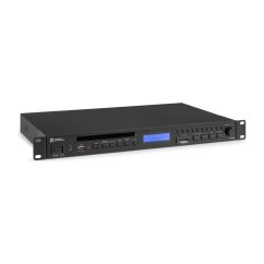 Power Dynamics PDC180 — rackový CD/USB/SD přehrávač s Bluetooth (19", 1U, XLR výstupy)