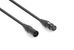 Power Dynamics CX105 DMX redukce 3-pin XLR (F) - 5-pin XLR (M) 0,1m