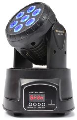 BeamZ LED MHL74 Mini otočná hlava wash 7X 10W 4-IN-1 LED