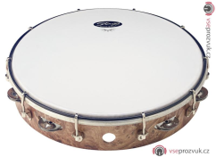 Stagg TAB-112P/WD, laditelná tamburína s blánou, 12"