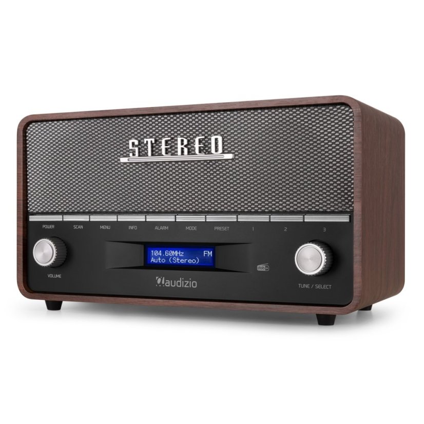 Audizio Corno Retro DAB+ Radio Šedá barva