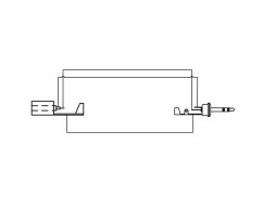 ProCab redukce CLP204 - Jack 3,5 F - Jack M 3.5 úhlový