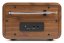 Audizio Milan přenosné rádio FM/DAB+ s baterií, dřevo