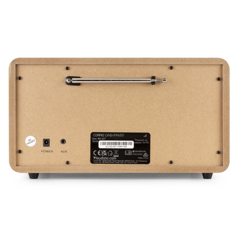 Audizio Corno Retro DAB+ Radio Šedá barva