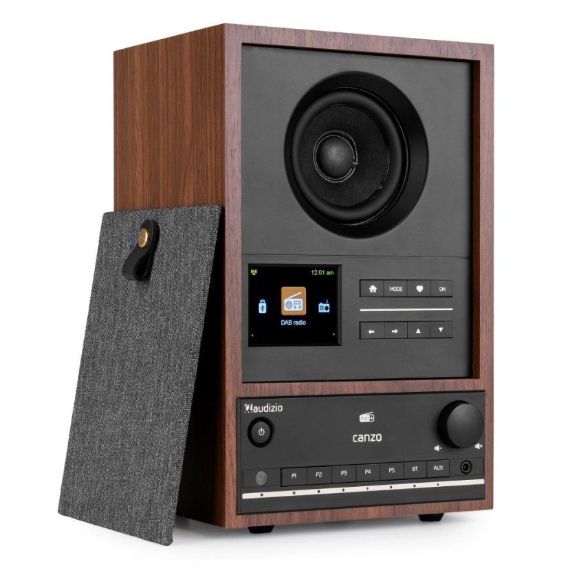 Audizio Canzo Internet radio s DAB+/FM, walnut