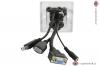 AV:link nástěnná zásuvka HDMI/VGA/USB/Jack 3.5mm