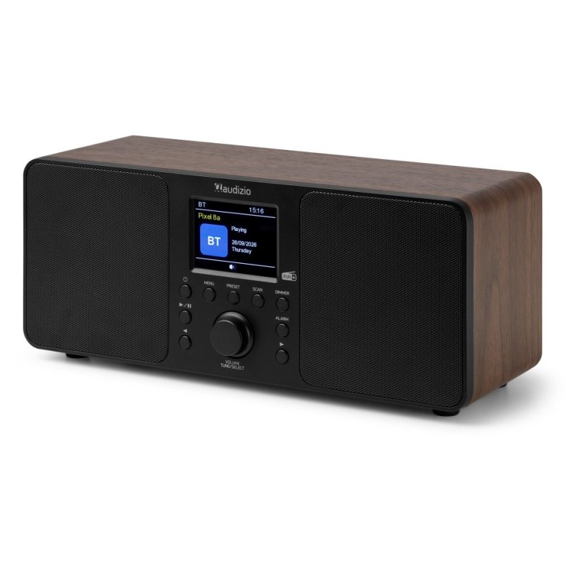 Audizio Genua DAB+ Stereo radio wood
