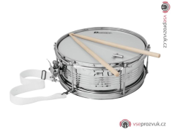 Dimavery SD-200, bubínek rytmický pochodový 13" x 5", chrom