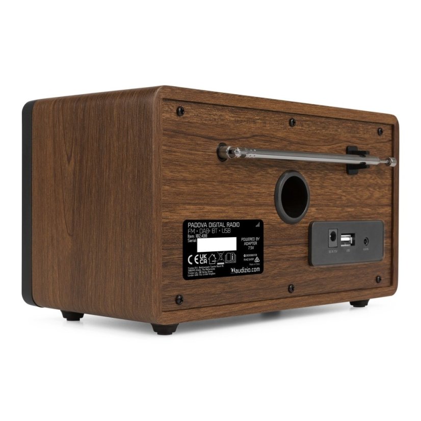 Audizio Padova DAB+ Radio Wood