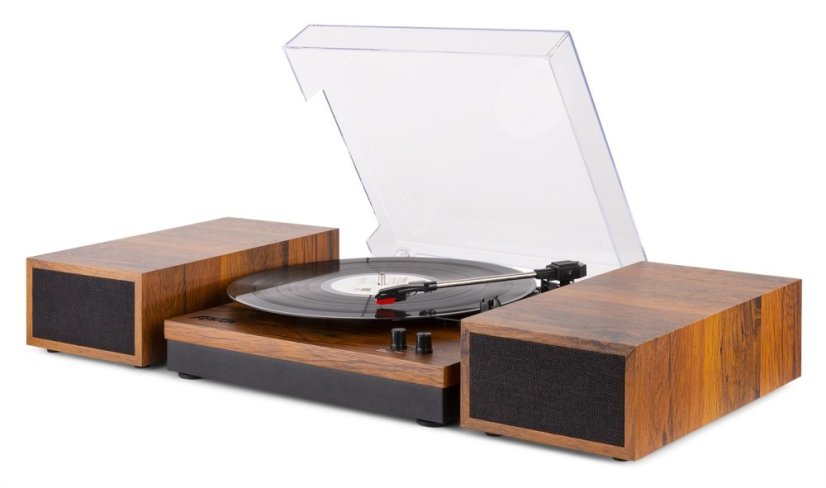 Fenton RP165 Gramofon s Bluetooth a reproduktory, dřevo