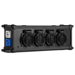Power Dynamics PSB40 Power splitter box P-Con IN/OUT - OUT + 4x SHUKO