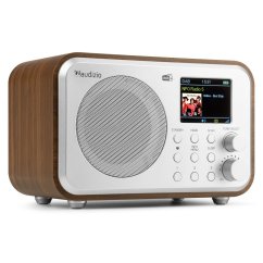 Audizio Milan přenosné rádio FM/DAB+ s baterií, stříbrné