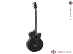 Dimavery AB-450, elektroakustická baskytara, černá