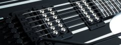SCHECTER Synyster Gates Custom, Rosewood Fingerboard - Black + Silver Stripes