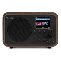 Audizio Vicenza internetové rádio s Wi-Fi, DAB+ a baterií, dřevo