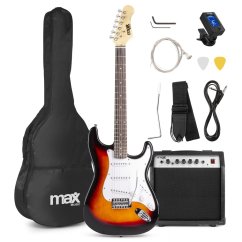 Max GigKit Set elektrické kytary se zesilovačem, sunburst