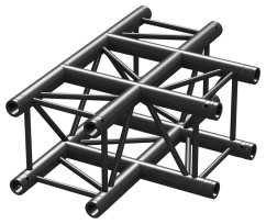 BeamZ Professional P30-T35 Truss 3 way T-junction 0,5m BLK