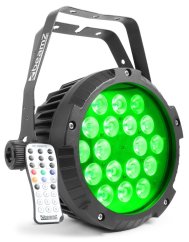 BeamZ Professional BWA418 Aluminum IP65 LED PAR, 18x 12W QCL