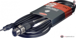 Stagg SAC1MPSXF, kabel XLR/mini JACK, 1m