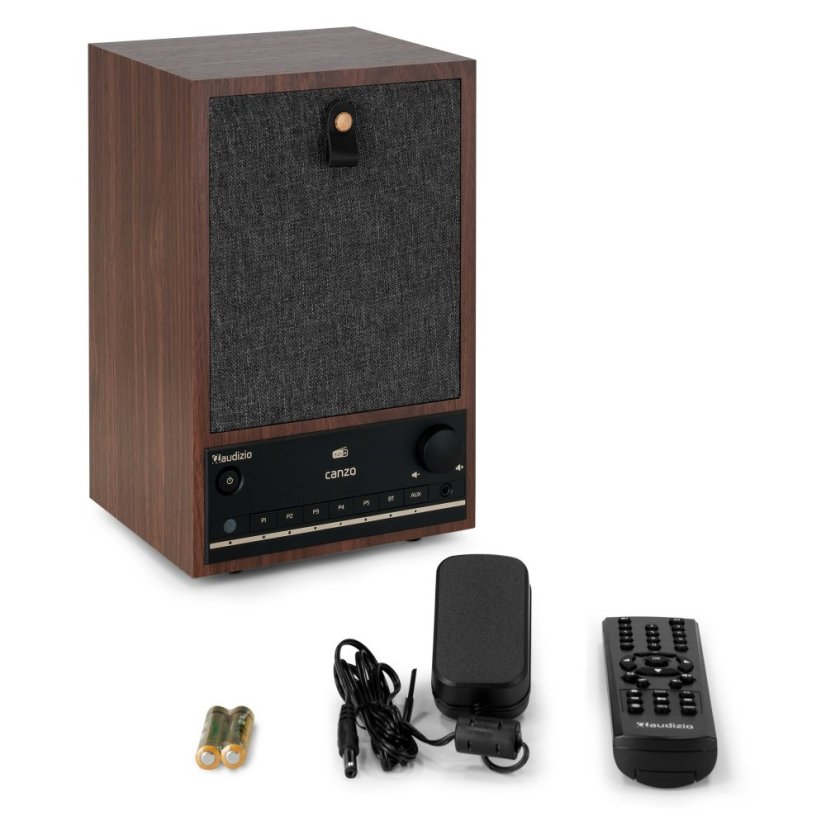 Audizio Canzo Internet radio s DAB+/FM, walnut