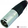 Neutrik XLR NC-3MX, zástrčka 3 pólová