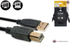 Stagg NCC3UAUB, kabel USB 2.0, USB A/USB B, 3m