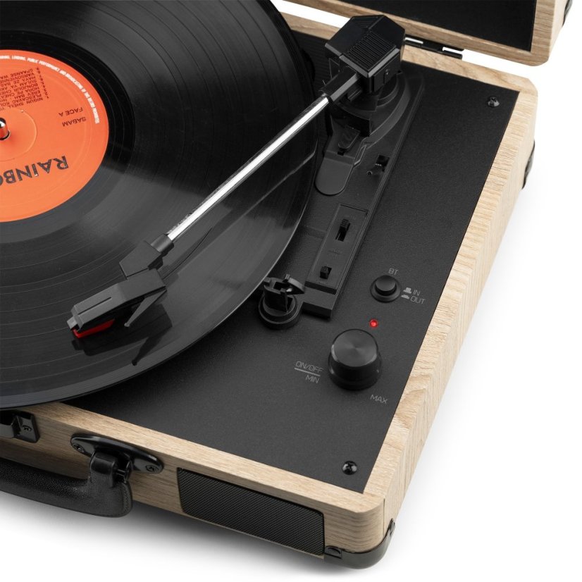 Audizio RP116LW Record player briefcase with BT In/Out
