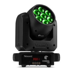 BeamZ Cobra 720 Wash Moving Head 7x 20W with Zoom