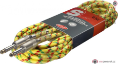 Stagg SGC6VT YL, kabel JACK/JACK, 6 m