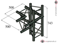 Trilock S-PAC-45 4-koncový díl, pravý