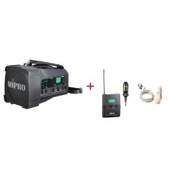 MIPRO MA-100 + MU-53LS – klopová kardioidní sada, tělová