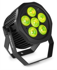 BeamZ Professional WBP612IP Aluminiový bateriový LED PAR 6-in-1 LEDs s krytím IP 65