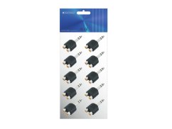 Redukce, 2x Cinch zásuvka - Jack stereo zástrčka