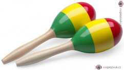 Stagg MRW-29R, dřevěné maracas, reggae