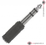 PROEL AT165, redukce stereo Jack 3,5 samice na stereo Jack 6,3 samec