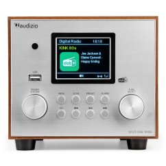 Audizio Vieste DAB+ Radio with subwoofer silver