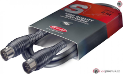 Stagg SMD2 E, kabel midi DIN/DIN, 2m