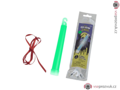 Svítící tyčinka 15 cm, sada 12 ks, zelená