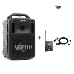 MIPRO MA-708 + MU-55L – klopová všesměrová sada, černá