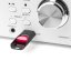 Audizio Prato mikrosystém s FM/DAB+, CD, USB a Bluetooth, bílý