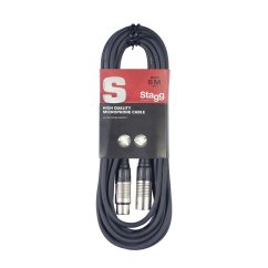 Stagg SMC6, kabel mikrofonní XLR/XLR, 6m