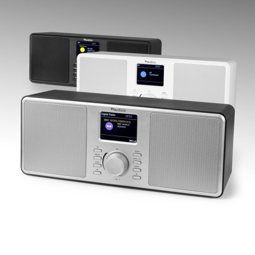 Audizio Monza DAB+ stereo rádio s Bluetooth, černé