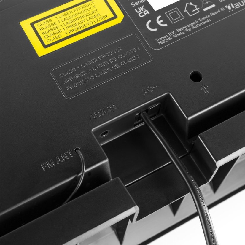 Audizio Tours Stereo HiFi System DAB+, Barva černá